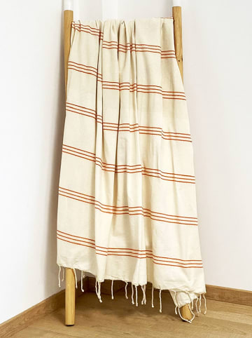 Le Comptoir de la Plage Fouta "Calliope" crème - (L)200 x (B)200 cm