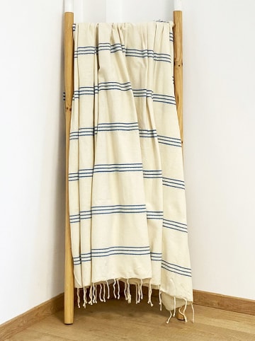Le Comptoir de la Plage Fouta "Calliope" crème - (L)200 x (B)200 cm