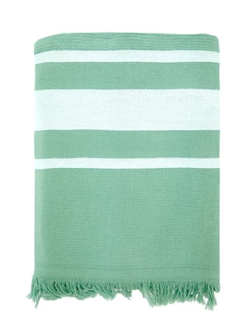 Le Comptoir de la Plage Fouta ''Caraibes" in Türkis - (L)170 x (B)90 cm