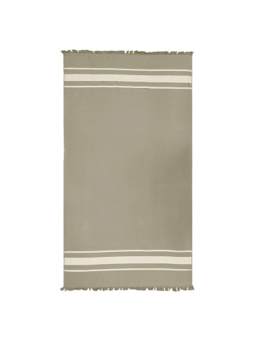Le Comptoir de la Plage Fouta "Caraibes" taupe - (L)170 x (B)90 cm
