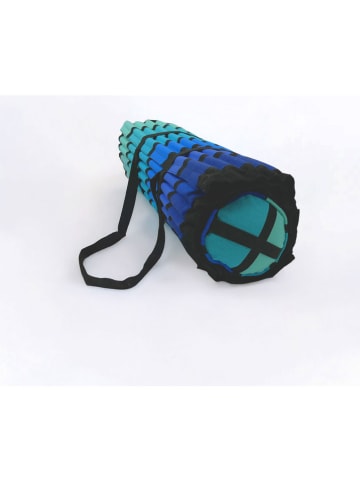 Le Comptoir de la Plage Strandmatte ''Happy Blue'' in Blau/ Hellblau - (L)180 x (B)60 cm