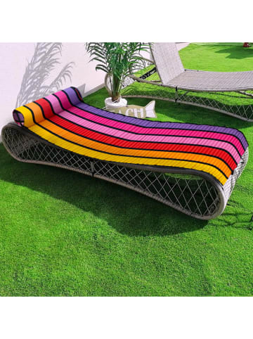 Le Comptoir de la Plage Strandmatte ''Happy Chic'' in Bunt - (L)180 x (B)60 cm