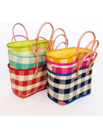 Le Comptoir de la Plage Strandtasche ''Beloha'' in Dunkelblau - (B)50 x (H)35 x (T)20 cm