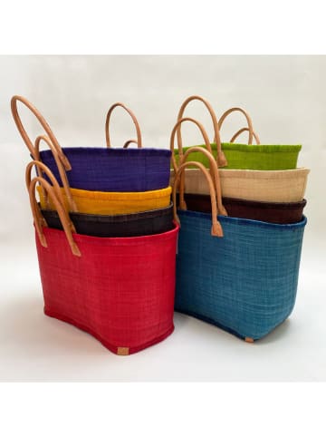 Le Comptoir de la Plage Strandtas ''Morondova'' roze - (B)50 x (H)35 x (D)20 cm