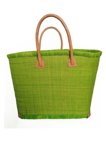Le Comptoir de la Plage Strandtasche ''Morondova'' in Grün - (B)50 x (H)35 x (T)20 cm