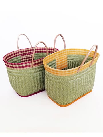 Le Comptoir de la Plage Strandtasche "Aravola" in Beige - (B)55 x (H)38 x (T)22 cm