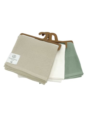 Le Comptoir de la Plage Handtuch ''Waffle'' in Beige - (L)90 x (B)50 cm