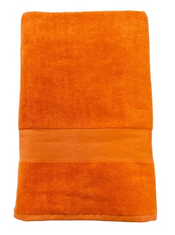 Le Comptoir de la Plage Strandlaken "Classy" oranje - (L)180 x (B)90 cm