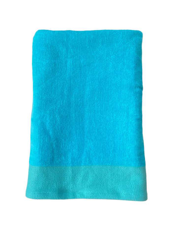 Le Comptoir de la Plage Strandtuch "Shady - Turquoise" in Türkis - (L)160 x (B)90 cm