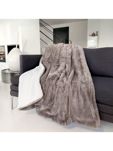 Le Comptoir de la Plage Pled "Lapin" w kolorze szarobrązowo-białym - 170 x 130 cm