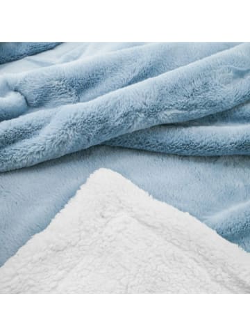 Le Comptoir de la Plage Pled "Lapin" w kolorze błękitno-białym - 170 x 130 cm