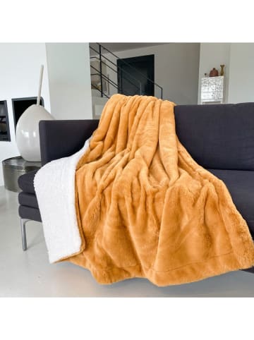 Le Comptoir de la Plage Pled "Lapin" w kolorze karmelowo-białym - 170 x 130 cm