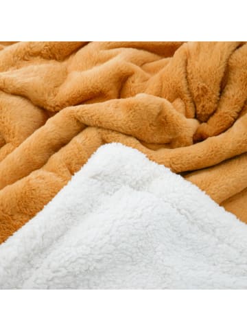 Le Comptoir de la Plage Pled "Lapin" w kolorze karmelowo-białym - 170 x 130 cm