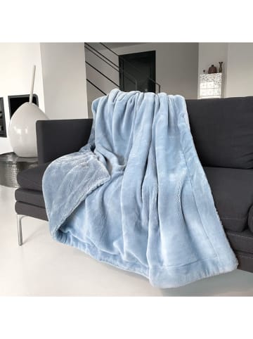 Le Comptoir de la Plage Pled "Cozy" w kolorze błękitnym - 170 x 130 cm