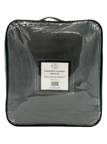 Le Comptoir de la Plage Pled "Lapin" w kolorze antracytowo-białym - 240 x 220 cm