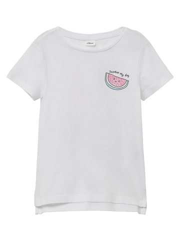 s.Oliver Koszulka w kolorze białym