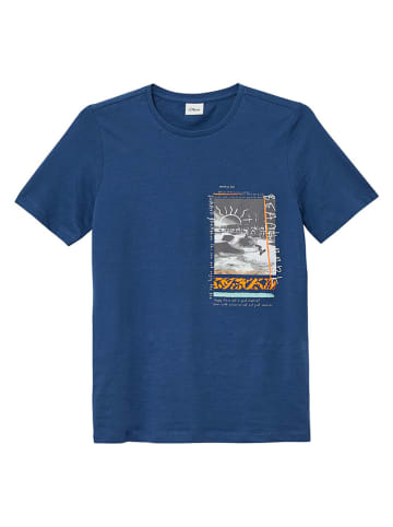 s.Oliver Koszulka w kolorze granatowym