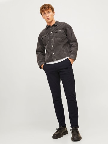 Jack & Jones Spodnie chino "Marco" w kolorze czarnym