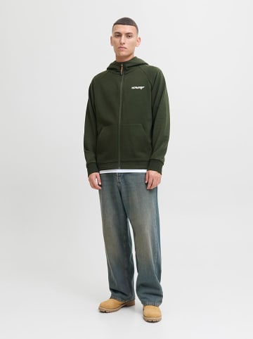 Jack & Jones Sweatjacke in Khaki