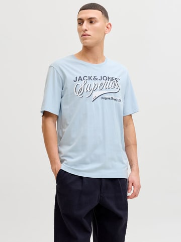 Jack & Jones Shirt "Logo" in Hellblau