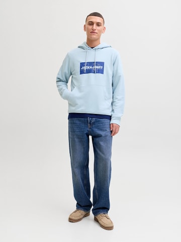 Jack & Jones Hoodie "Cole" in Hellblau