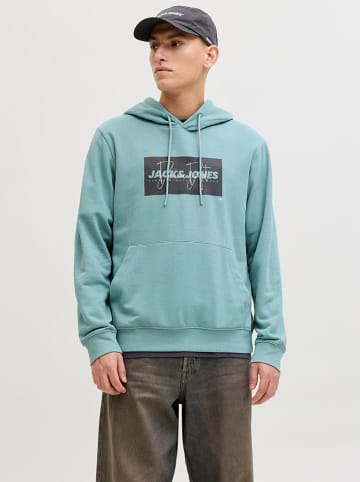 Jack & Jones Hoodie "Cole" turquoise