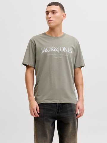 Jack & Jones Koszulka "Devin Daytona" w kolorze khaki