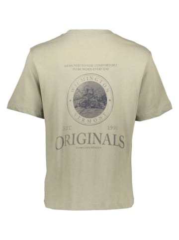 Jack & Jones Koszulka "Ornantucket" w kolorze khaki