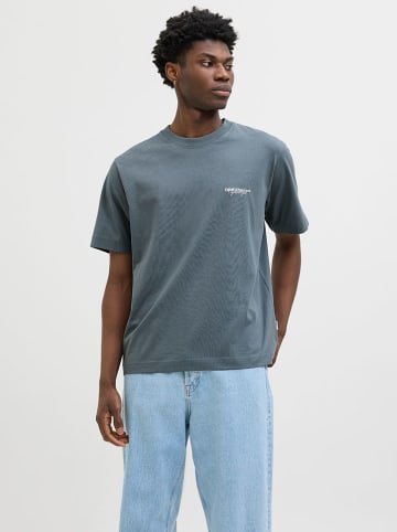 Jack & Jones Koszulka "Hisington" w kolorze niebieskim