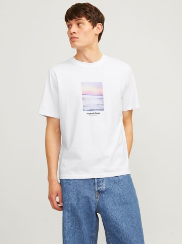 Jack & Jones Koszulka "Vesterbro" w kolorze białym