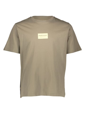 Jack & Jones 3-delige set: shirts "Frank" donkerblauw/beige/kaki