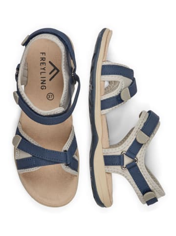 Freyling Sandalen in Dunkelblau/ Grau