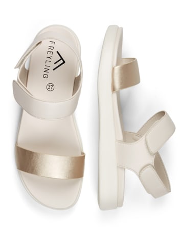 Freyling Sandalen beige/goudkleurig