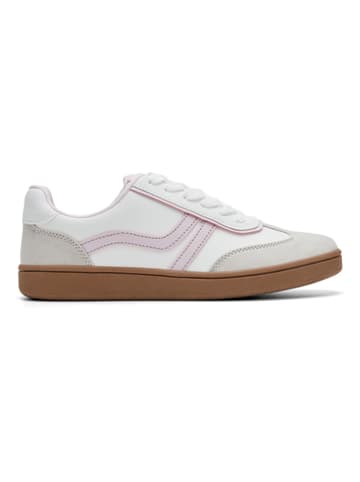 Inselhauptstadt Sneakers in Weiß/ Rosa/ Beige
