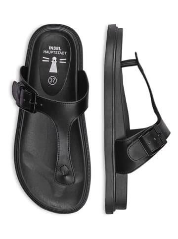 Inselhauptstadt Teenslippers zwart