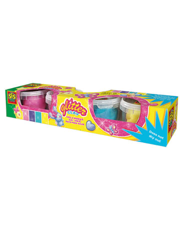SES Glitzerknete "Glitter Clay" - ab 3 Jahren - 4x 90 g