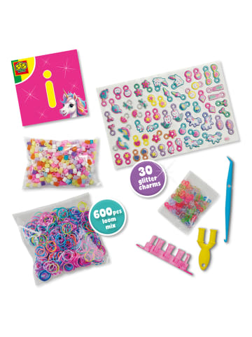 SES Creativiteitsset "Loom-Armbanden met Charms Unicorn" - vanaf 6 jaar