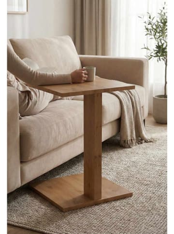 Evila Bijzettafel eiken - (B)35 x (H)56 x (D)35 cm