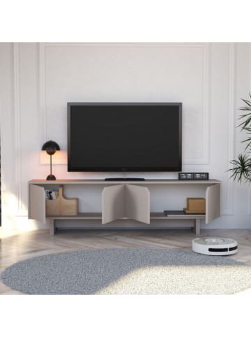 Evila TV-Regal "Oz" in Beige - (B)180 x (H)50 x (T)30 cm