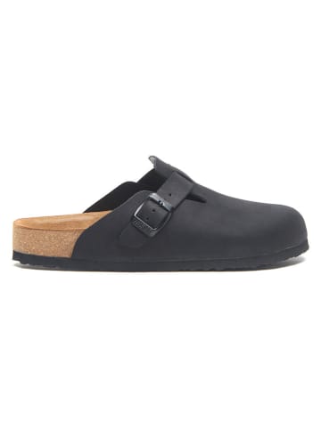 Comfortfusse Skórzane chodaki w kolorze czarnym