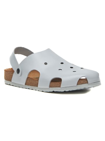 Comfortfusse Skórzane chodaki w kolorze białym