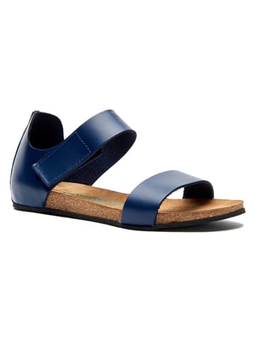 Comfortfusse Leren sandalen donkerblauw