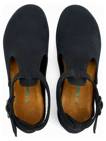 Comfortfusse Skórzane baleriny w kolorze czarnym