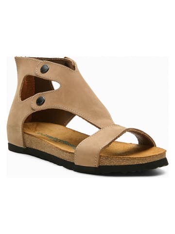 Comfortfusse Leder-Sandalen "Vera" in Beige