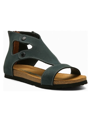 Comfortfusse Leren sandalen "Vera" donkerblauw