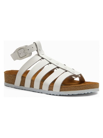 Comfortfusse Leren sandalen "Ares" wit