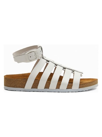 Comfortfusse Leren sandalen "Ares" wit