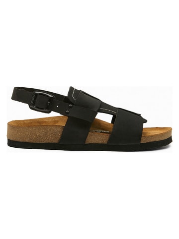 Comfortfusse Leren sandalen "Likya" zwart