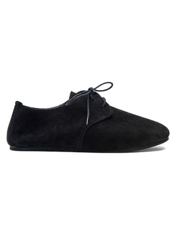 Comfortfusse Skórzane trzewiki w kolorze czarnym