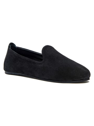 Comfortfusse Leder-Ballerinas "Merle" in Schwarz
